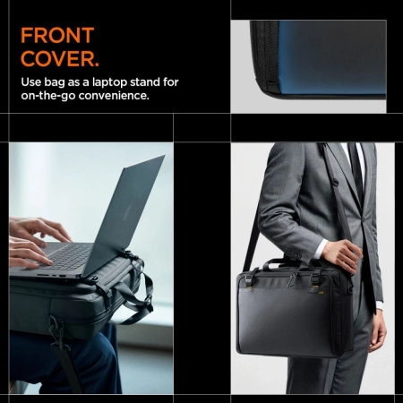 Torba Spigen KD300 na laptopa - czarna