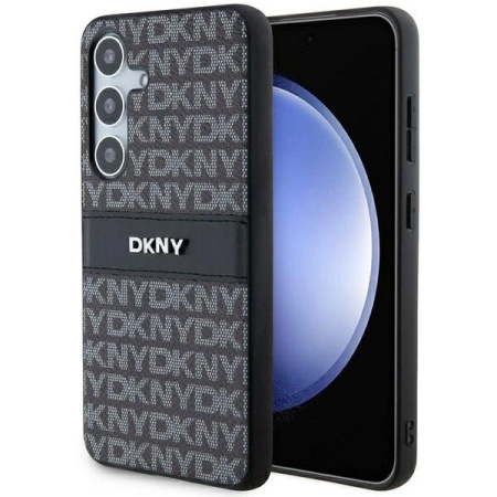 DKNY ETUI DO SAMSUNG GALAXY S24 S921 Z PASKAMI MONO STRIPE I LOGO METALOWYM