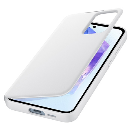 Etui Samsung EF-ZA556CWEGWW A55 5GA556 biały/white Smart View Wallet Case