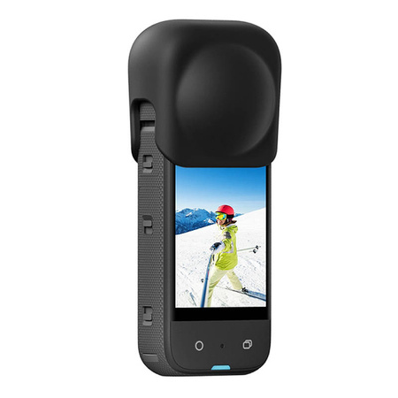 PULUZ ETUI SILIKONOWE DO OBIEKTYWU INSTA360 X3 Z OCHRONĄ ZARYSOWAŃ I KURZU
