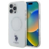 U.S. POLO ASSN. ETUI POKROWIEC DO IPHONE 16 PRO DO MAGSAFE IML RING BIAŁE