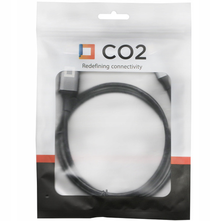 CO2 KABEL DISPLAYPORT HDMI 2.0 PRZEWÓD DP - HDMI FHD 240HZ 4K 60HZ HDR 1M