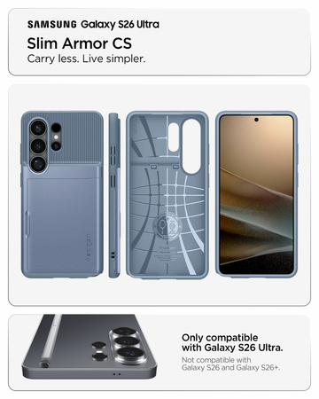 Spigen Slim Armor CS, light blue - Samsung Galaxy S26 Ultra