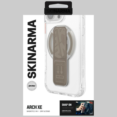 Uchwyt magnetyczny Skinarma Arch XE      Phaze Smart Grip-Stand szampański