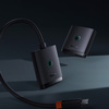 Adapter HDMI 2w1 4K 60Hz dwukierunkowy z wbudowanym kablem 1m Baseus AirJoy - czarny
