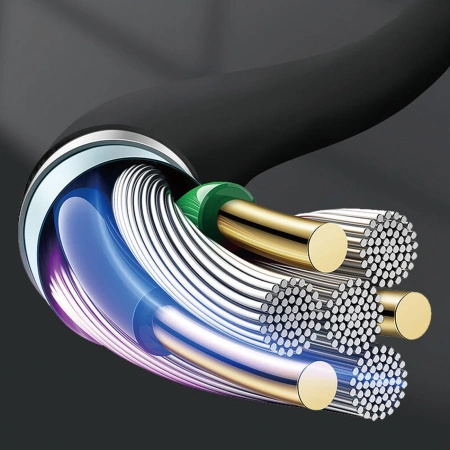 DUDAO KABEL AUX MINI JACK 3.5MM 1M 3 POLÓWY STEREO DO TELEFONÓW IPHONE