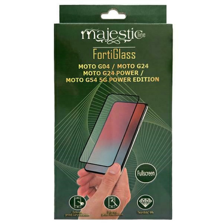 MAJESTICLINE SZKŁO HARTOWANE DO MOTOROLA MOTO G04 G24 G24 POWER ANTYRYSKOWE