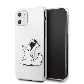 KARL LAGERFELD KLHCN61CFNRC ETUI DO IPHONE 11 6,1 Xr Z WZOREM CHOUPETTE FUN