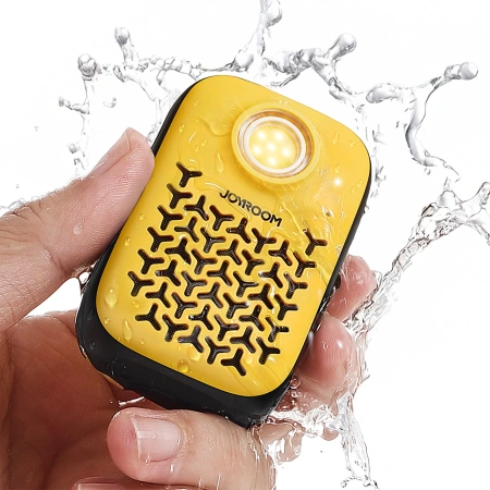 Głośnik Bluetooth Joyroom Maya JR-MS03 przenośny z wbudowaną latarką odporny - żółty