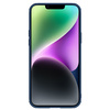 Nillkin CamShield Leather S Case etui iPhone 14 Plus pokrowiec z osłoną na aparat niebieskie