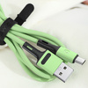 USAMS KABEL MICRO USB 2A DO TELEFONÓW 1M ZIELONY Z FUNKCJĄ FAST CHARGE