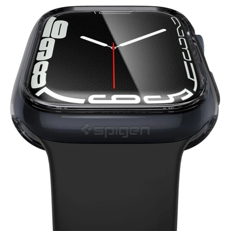 Etui Spigen Ultra Hybrid na Apple Watch 7 / 8 / 9 (41 mm) - przezroczysto szare