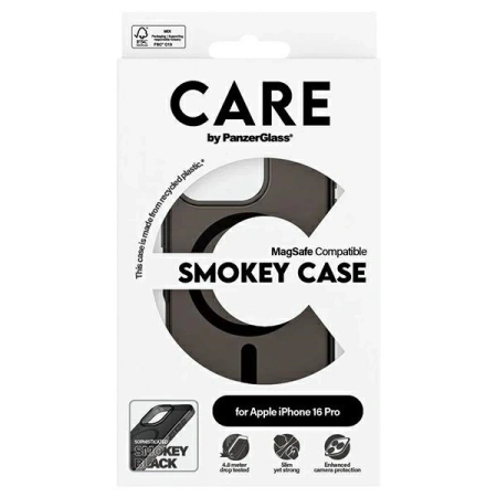 Etui CARE by PanzerGlass Flagship Case z MagSafe na iPhone 16 Pro - półprzezroczyste