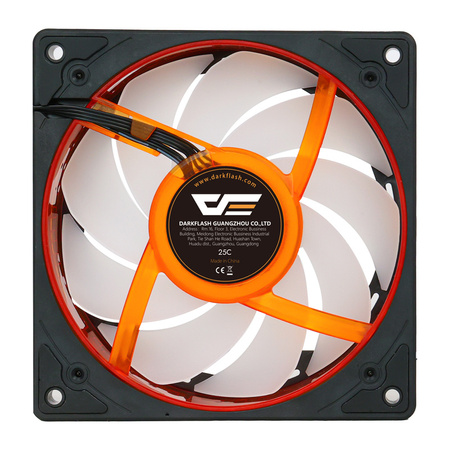 Wentylator DARKFLASH DE8 5V ARGB (czarny)