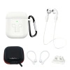 HURTEL ZESTAW ETUI DO AIRPODS 2 1 PASEK NA SZYJĘ ZACZEP NA UCHO KARABIŃCZYK