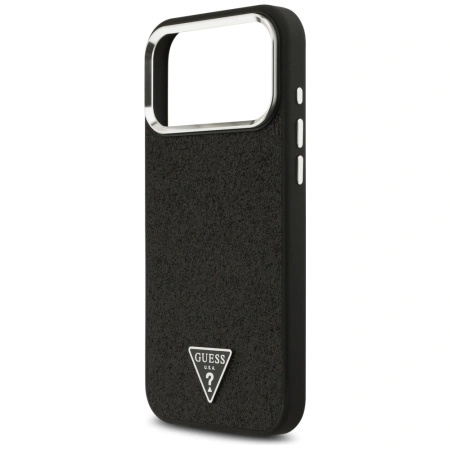 GUESS ETUI GLITTER TRIANGLE LOGO MAGSAFE DO IPHONE 17 PRO MAX ELEGANCKA
