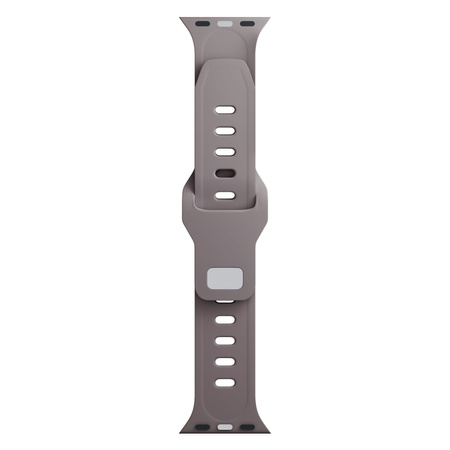 38/40/41/42 mm Taupe (small) - 3mk Silicone Watch Strap for Apple