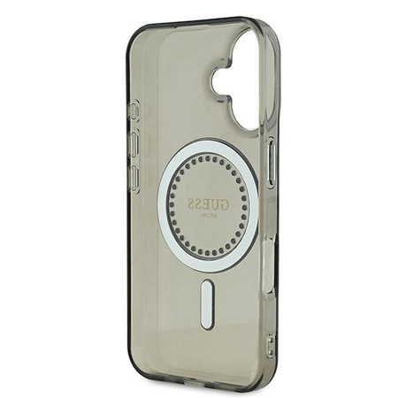 GUESS ETUI CASE DO IPHONE 16 PLUS 6.7 DO MAGSAFE RHINESTONES HARDCASE IML