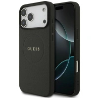 GUESS ETUI GRAINED RING MAGSAFE DO IPHONE 17 PRO MAX Z MAGSAFE PREMIUM