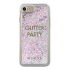 Guess GUHCP7GLUQPU iPhone 6/7/8 /SE 2020 / SE 2022 fioletowy/purple hard case Liquid Glitter Party