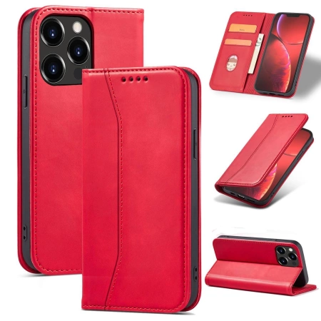 HURTEL ETUI MAGNETIC CASE DO IPHONE 14 PLUS Z PORTFELEM I FUNKCJĄ STANDEM