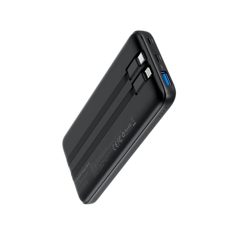 CHOETECH POWERBANK B654 10000MAH DO MICRO USB DO LIGHTNING Z WBUCZONYM