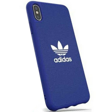 Adidas Moulded Case CANVAS iPhone Xs Max niebieski/blue 34960