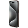 Zestaw Guess GUBPM5P15L4GEMGW iPhone15 Pro 6.1 hardcase + Powerbank 5000mAh MagSafe brązowy/brown 4G Metal Logo