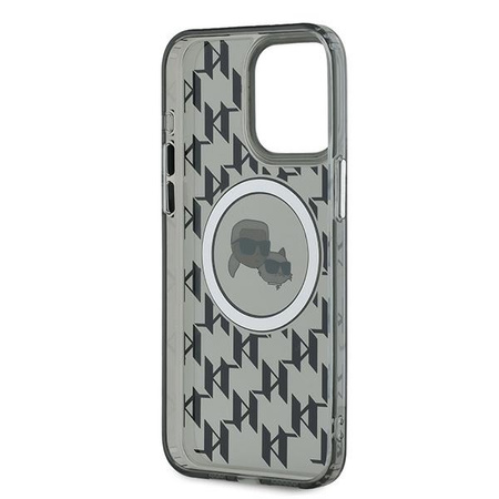 KARL LAGERFELD CASE DO IPHONE 15 PRO 6.1 MONOGRAM CHOUPETTE HEAD DO MAGSAFE