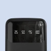Dudao K6Pro uniwersalny powerbank 10000mAh z kablem USB, USB Typ C, Lightning czarny (K6Pro-black)