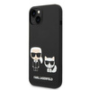 Karl Lagerfeld KLHMP14MSSKCK iPhone 14 Plus 6,7" hardcase czarny/black Liquid Silicone Karl & Choupette Magsafe