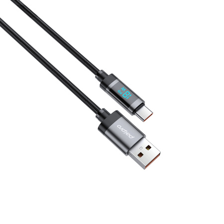 PALPRO KABEL USB-A USB-C SZYBKIE ŁADOWANIE DO SAMSUNG APPLE 3A 18W LED 1M