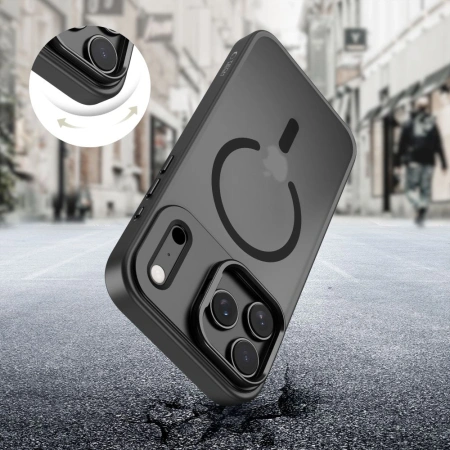 TECH-PROTECT ETUI MAGSTAND MAGSAFE DO IPHONE 17 PRO MATOWE Z MAGNETYCZNYM