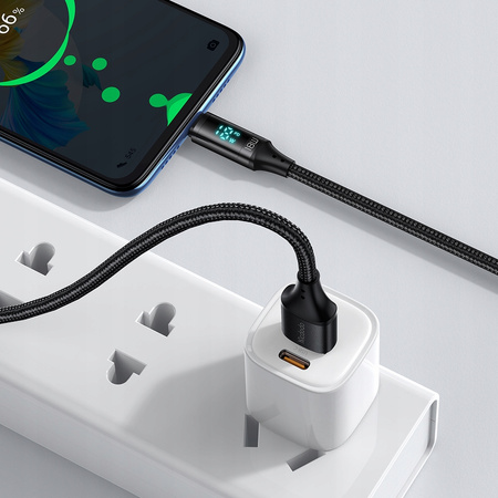 MCDODO KABEL Z WYŚWIETLACZEM MICRO USB SZYBKIE ŁADOWANIE DO SAMSUNG 18W 1M