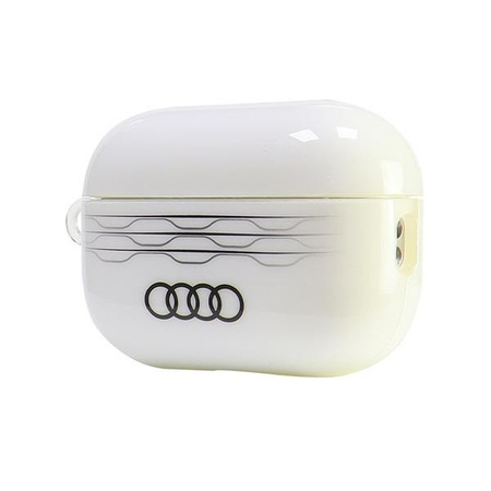 AUDI ETUI POKROWIEC DO AIRPODS PRO 2 Z GEOMETRYCZNYM WZOREM DO MAGSAFE