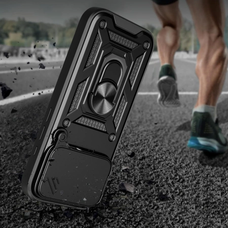 HURTEL ETUI HYBRID ARMOR CAMSHIELD DO IPHONE 17 PRO MAX PANCERNE Z OSŁONĄ