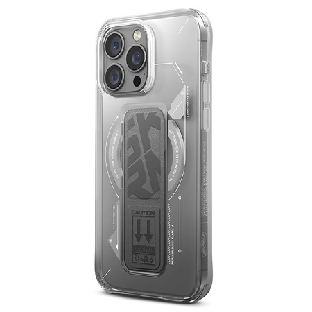 Skinarma etui Helio iPhone 16 Pro Max    6.9 Magnetic Charging + Grip Stand titanium