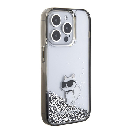 KARL LAGERFELD POKROWIEC KLHCP15LLKCNSK DO IPHONE 15 PRO 6.1 LIQUID GLITTER