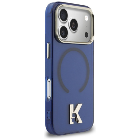 Etui Karl Lagerfeld IML K Head Logo      MagSafe do iPhone 17 Pro niebieski