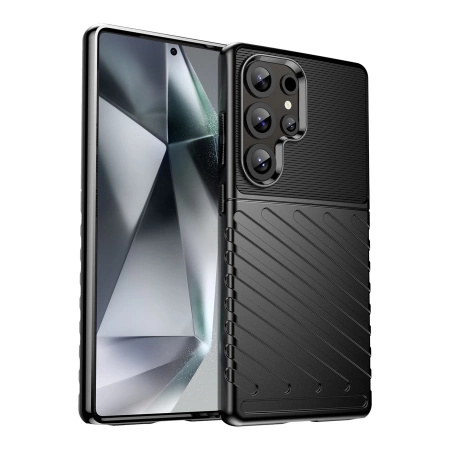 HURTEL ETUI CASE POKROWIEC SILIKONOWY DO SAMSUNG GALAXY S25 ULTRA PANCERNY