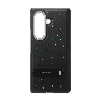 Etui Dux Ducis Stex na Samsung Galaxy Z Fold 7z podstawką 360° - czarne