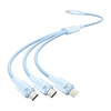 VENTION KABEL USB 2.0 A DO 3W1 3A DO TELEFONÓW 1.5M Z FUNKCJĄ FAST CHARGING