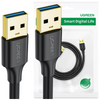 Ugreen kabel przewód USB-A - USB-A USB3.0 5Gb/s 0.5m czarny (US128)