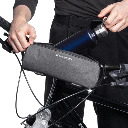 Torba rowerowa Wozinsky WBB37GRB z izolacją termiczną 0.7L - szara