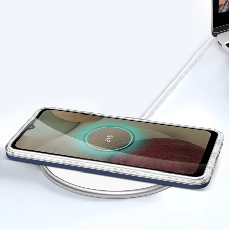 HURTEL ETUI POKROWIEC ŻELOWY DO SAMSUNG GALAXY A22 4G CLEAR 3IN1 Z RAMKĄ