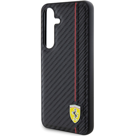FERRARI ETUI CASE HARDCASE DO SAMSUNG GALAXY S24+ S926 CARBON PRINTED LINE