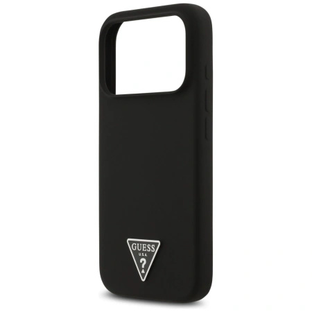 GUESS ETUI SILICONE TRIANGLE LOGO MAGSAFE DO IPHONE 17 PRO OCHRONA Z LOGO
