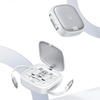 USAMS KABEL 3W1 DO MICROUSB USB-C DO LIGHTNING 60W ROZWIJANY SREBRNY Z