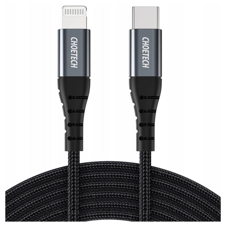 CHOETECH KABEL USB-C DO LIGHTNING DO IPHONE 12 13 14 15 3A 2M Z PEŁNYM