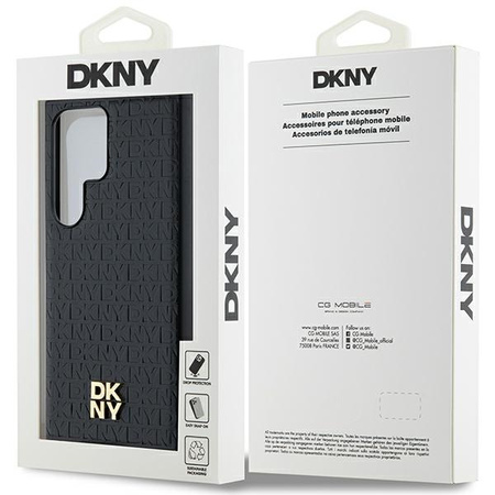 DKNY CASE DO SAMSUNG S24 ULTRA S928 LEATHER PATTERN DO MAGSAFE LOGO